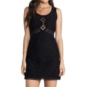 Free People Black Lace Dress